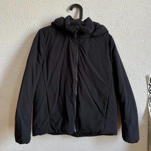 Uniqlo black down feather puffer jacket size S
